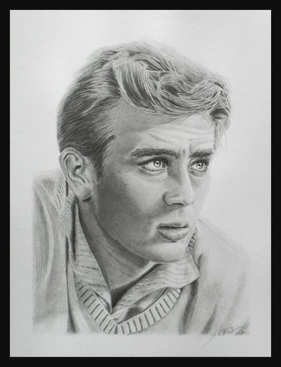 James Dean Drawing
